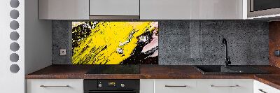 Pannello retrocucina con motivo a trama astratta