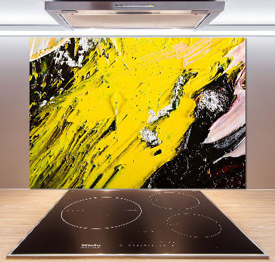 Pannello retrocucina con motivo a trama astratta