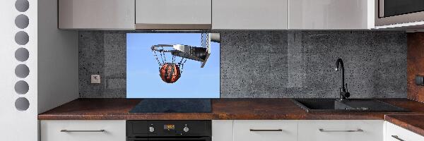 Pannello paraschizzi cucina con motivo a tema pallacanestro