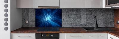 Pannello paraschizzi cucina con motivo a cristalli