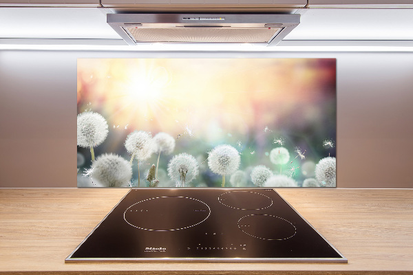 Rivestimento parete cucina con motivo Campo di tarassaco