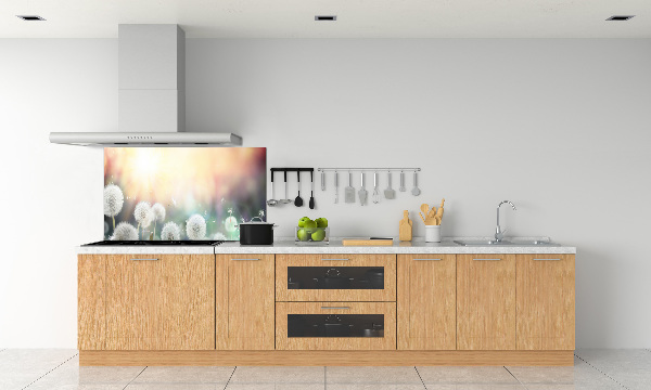 Rivestimento parete cucina con motivo Campo di tarassaco