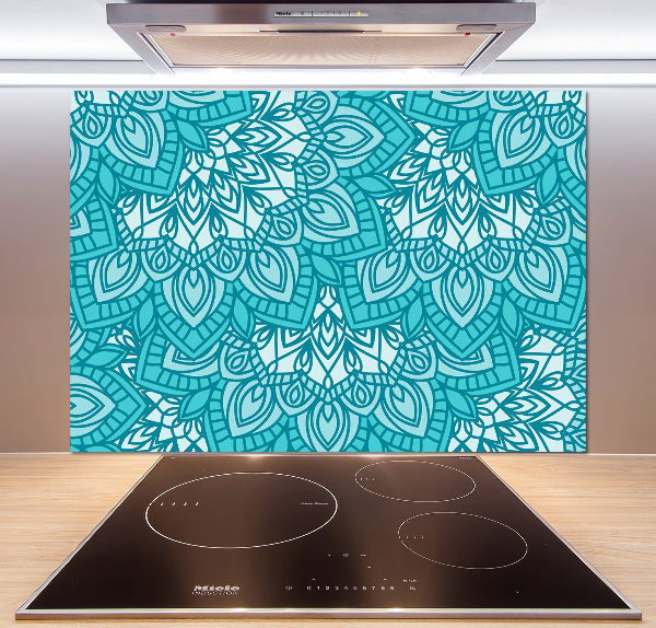 Rivestimento parete cucina con ornamenti