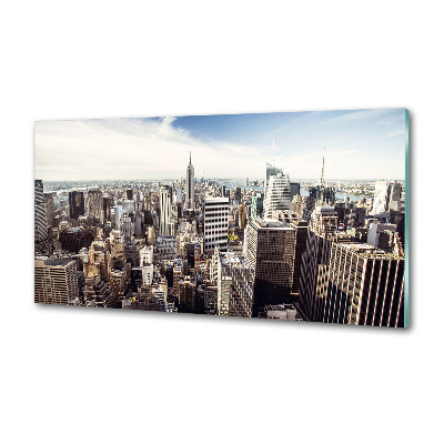 Pannello retrocucina in stile New York