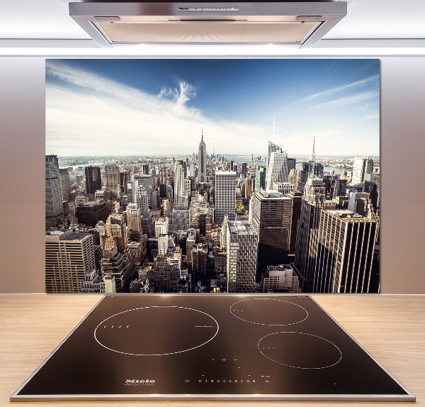 Pannello retrocucina in stile New York