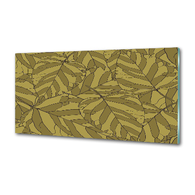 Pannello retrocucina con motivo foglie