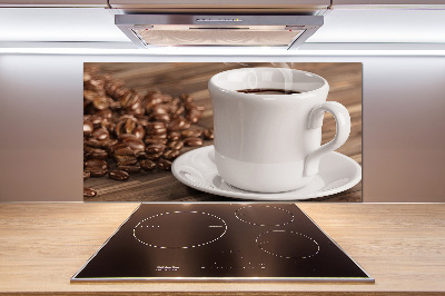 Pannello retrocucina con stampa raffigurante una tazza di caffè