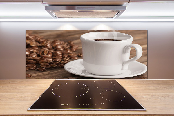 Pannello retrocucina con stampa raffigurante una tazza di caffè