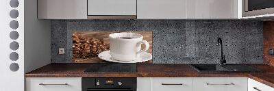 Pannello retrocucina con stampa raffigurante una tazza di caffè