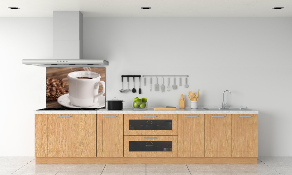 Pannello retrocucina con stampa raffigurante una tazza di caffè