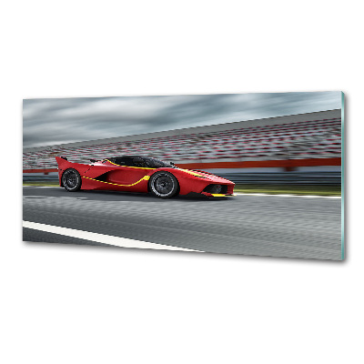 Rivestimento parete cucina con motivo auto sportiva