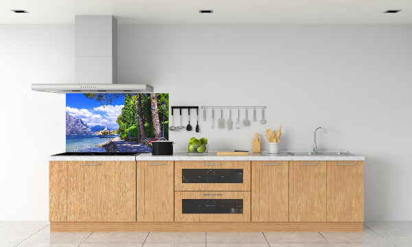 Pannello retrocucina con motivo ispirato all'Italia settentrionale