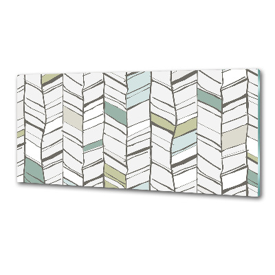 Pannello retrocucina con motivo a spina di pesce