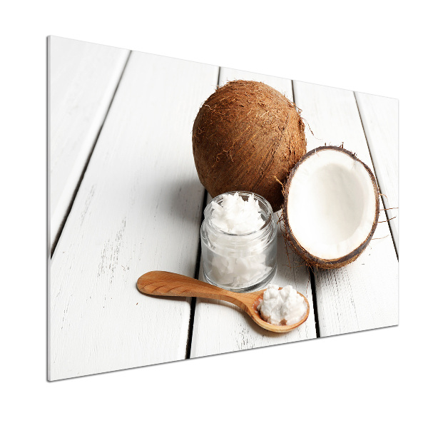 Rivestimento parete cucina con finitura all'olio di cocco