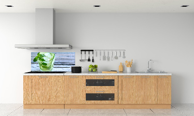 Rivestimento parete cucina con motivo Acqua di cetriolo