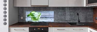 Rivestimento parete cucina con motivo Acqua di cetriolo