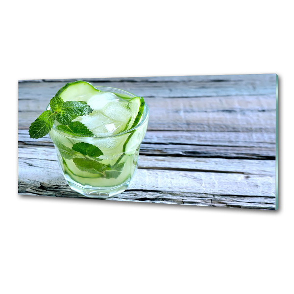 Rivestimento parete cucina con motivo Acqua di cetriolo