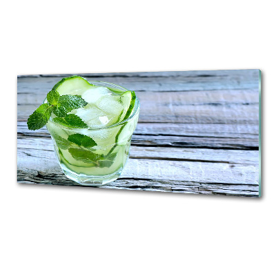 Rivestimento parete cucina con motivo Acqua di cetriolo