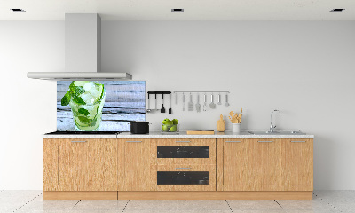 Rivestimento parete cucina con motivo Acqua di cetriolo