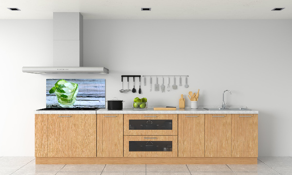 Rivestimento parete cucina con motivo Acqua di cetriolo