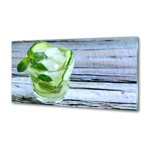 Rivestimento parete cucina con motivo Acqua di cetriolo