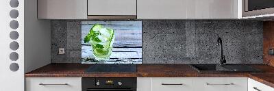 Rivestimento parete cucina con motivo Acqua di cetriolo