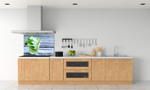 Rivestimento parete cucina con motivo Acqua di cetriolo