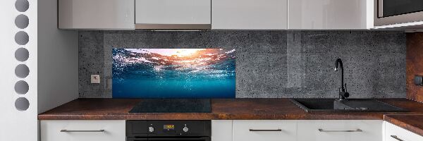 Pannello paraschizzi cucina con stampa a tema mondo sottomarino