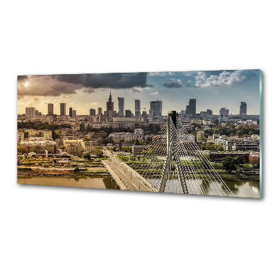 Pannello paraschizzi cucina con stampa raffigurante Varsavia, Polonia