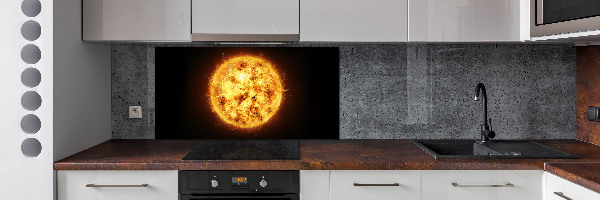 Pannello paraschizzi cucina con motivo Sole