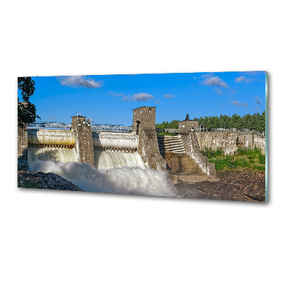 Pannello paraschizzi cucina con diga idraulica integrata