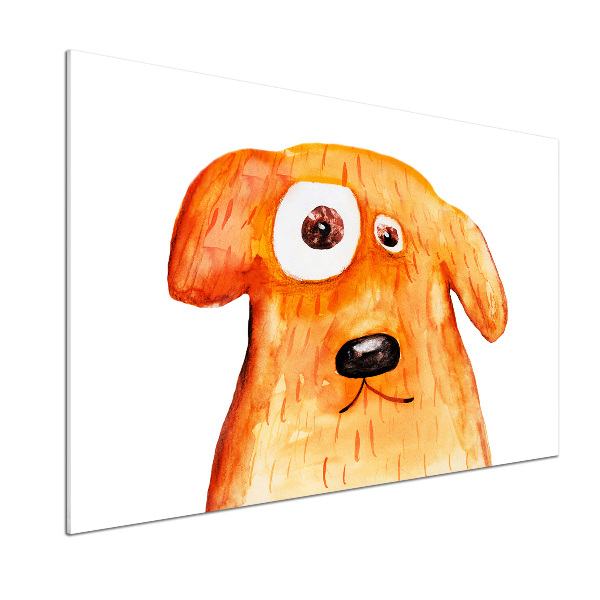 Pannello paraschizzi cucina con motivo a cane