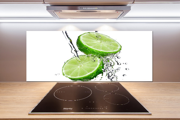 Rivestimento parete cucina con finitura a calce e effetto acqua