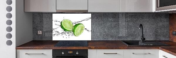 Rivestimento parete cucina con finitura a calce e effetto acqua