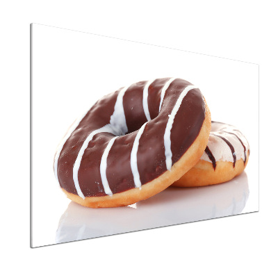 Pannello retrocucina con motivo di ciambelle al cioccolato