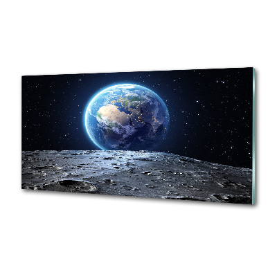 Rivestimento parete cucina con motivo Pianeta Terra