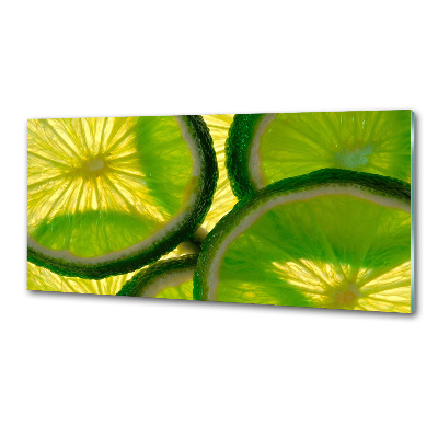 Pannello retrocucina in colore lime