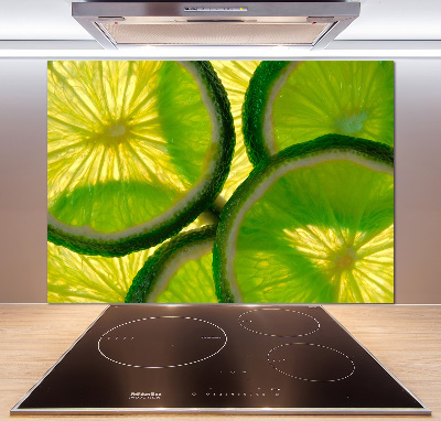 Pannello retrocucina in colore lime
