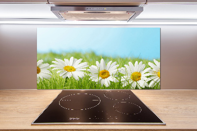 Pannello retrocucina con motivo a margherite