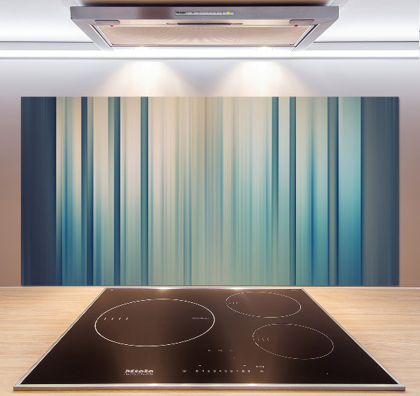 Pannello retrocucina con strisce blu