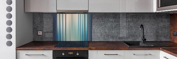 Pannello retrocucina con strisce blu