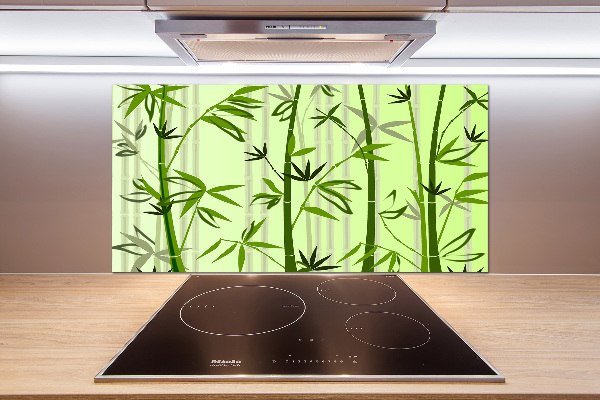 Pannello paraschizzi cucina in bambù