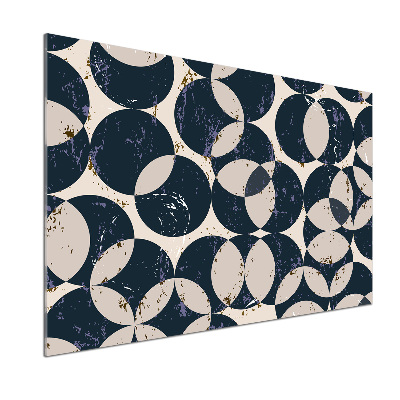 Rivestimento parete cucina con motivo geometrico