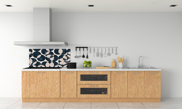 Rivestimento parete cucina con motivo geometrico