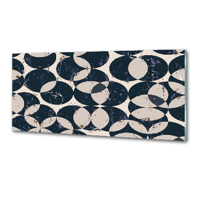 Rivestimento parete cucina con motivo geometrico