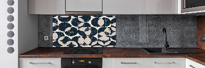 Rivestimento parete cucina con motivo geometrico