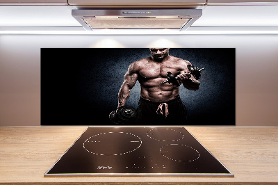 Rivestimento parete cucina per utilizzo in edifici sportivi