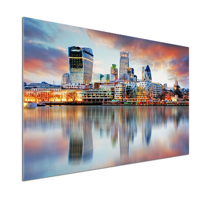 Pannello retrocucina con panorama di Londra