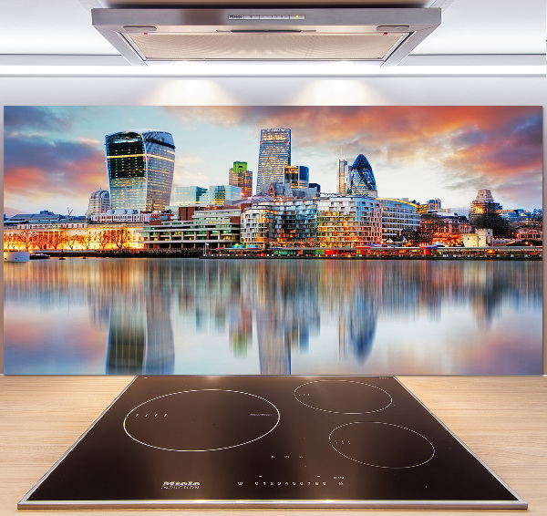 Pannello retrocucina con panorama di Londra