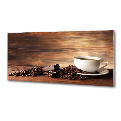 Pannello paraschizzi cucina con motivo caffè e cioccolato